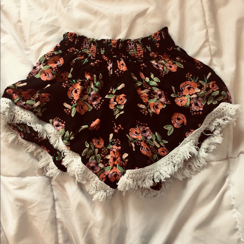 Floral summer shorts